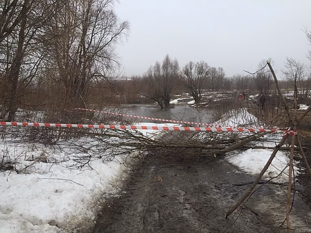 Движение по Бобреневскому мосту в Коломне ограничили из‑за повышения уровня воды в реке