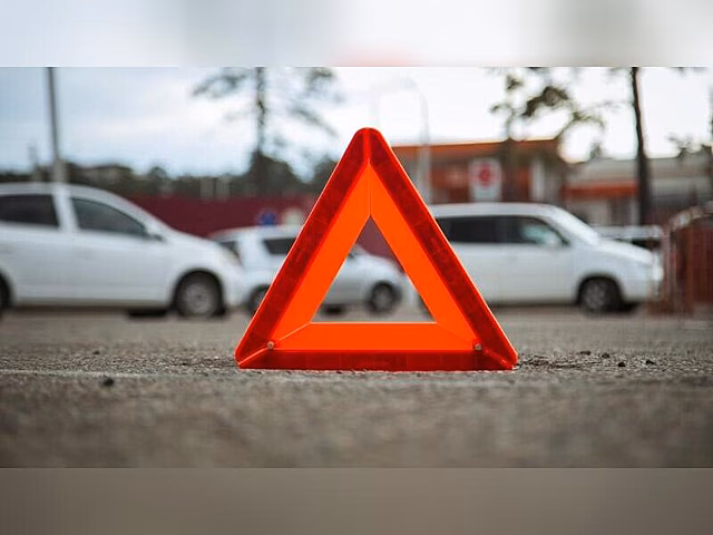 Две иномарки столкнулись в районе Титовской сопки