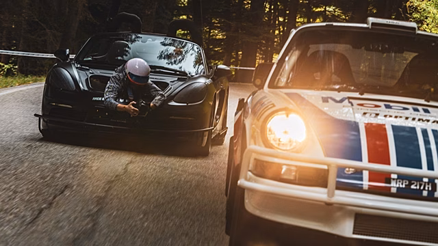 Однажды Porsche превратил 718 Boxster в крутой камера-кар