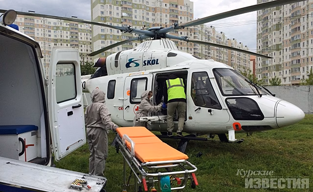В Курской области за месяц с помощью санавиации спасли 18 человек