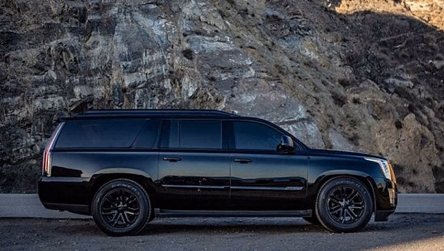 Роскошный Cadillac Escalade превратили в броневик