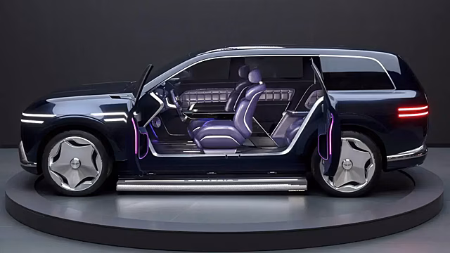 Люксовый внедорожник Genesis GV90 получит распашные двери как у Rolls-Royce