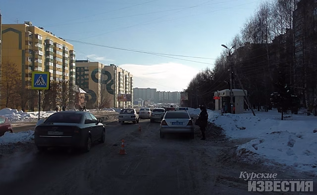 В Курске сбили 60-летнюю женщину