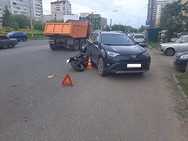 Новый день - новое ДТП с участием мотоциклиста
