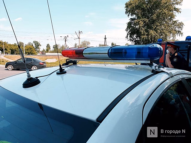 Полицейский автомобиль попал в ДТП в Дзержинске