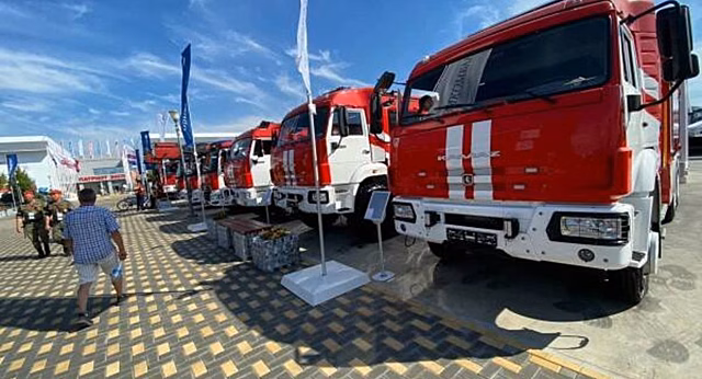 КАМАЗ представил новую спецтехнику на Пожарно-спасательном конгрессе