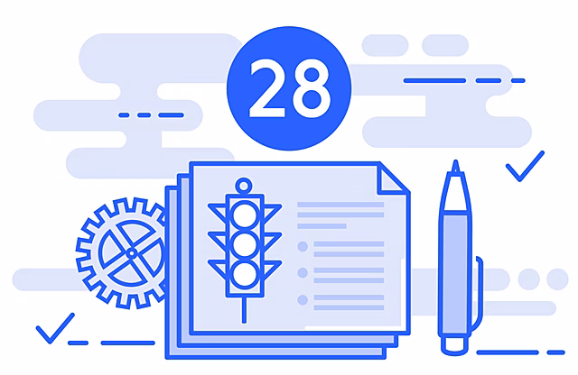 Билет № 28 – экзамен ПДД онлайн