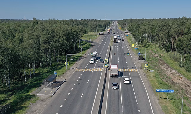 Левый поворот из Дзержинска на Москву закрыли на трассе М-7