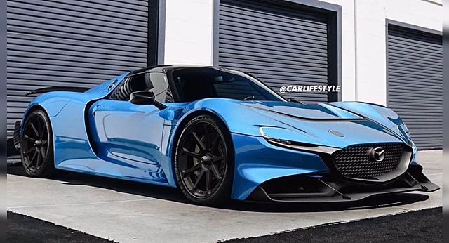 Mazda RX-Vision и Porsche 918 Spyder соединили в один гиперкар