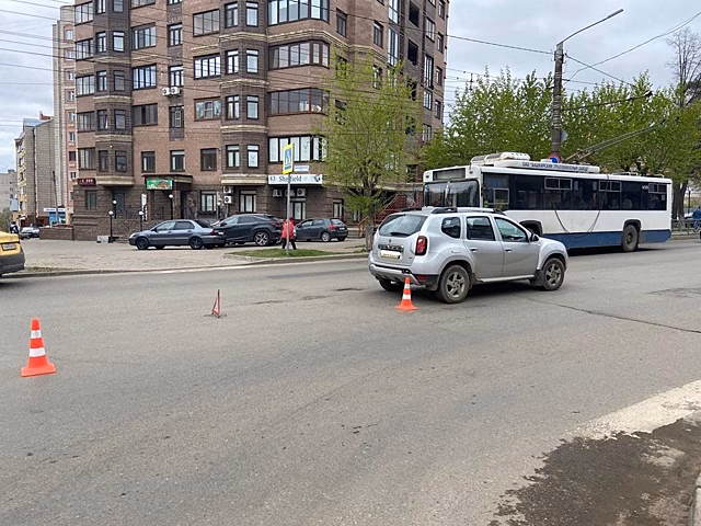 В Кирове водитель «Рено» сбил женщину на пешеходном переходе