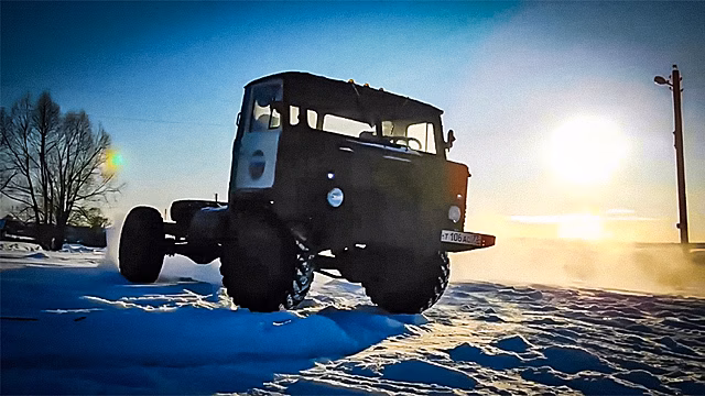 Знакомьтесь, "вазошига". Первый выезд на ГАЗ-66 с мотором от Lada-2110