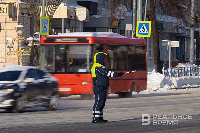 В ГИБДД Татарстана призвали водителей не садиться за руль из-за метели