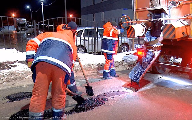 С начала 2024 года в Рязани ликвидировали ямы на 61 участке