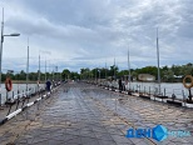 Свыше 3,6 млн рублей направят на содержание понтонного моста на Зеленый остров