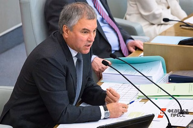 Володин считает, что легализация однополых браков в США приведет к вырождению нации