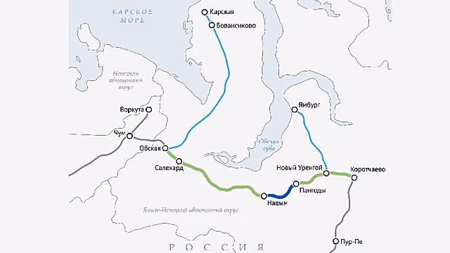 «Газпром» реконструирует больше сотни километров ж/д для СШХ