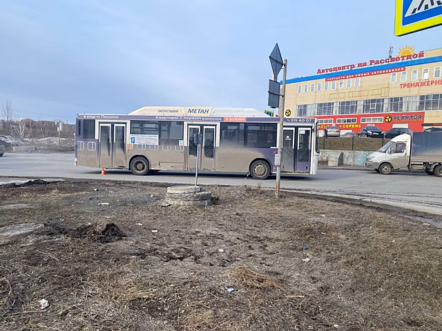 Автобус сбил пожилую женщину на пешеходном переходе в Новосибирске