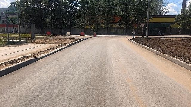 На Торфяной началось обустройство тротуаров