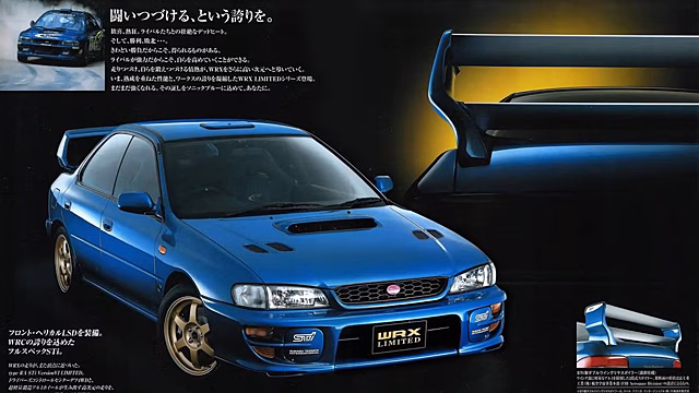 Subaru возродила программу Heritage Parts для Impreza WRX и STI
