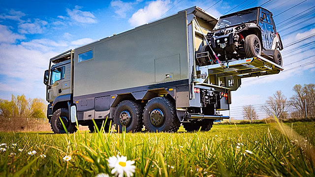 Как устроен автодом MAN 6x6 Unicat, который стоит 1,5 млн долларов