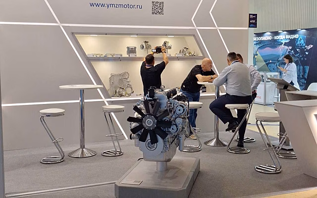 Завод «Автодизель» на выставке MIMS в Москве показал новый мотор для автобусов