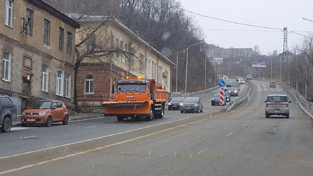 Самый крутой спуск закрыли из-за непогоды во Владивостоке