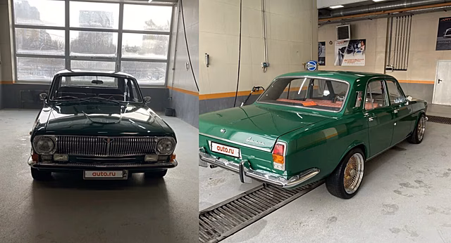 Внешне обычный ГАЗ 24 1977 года: мотор V8, климат-контроль и ещё несколько интересных решений