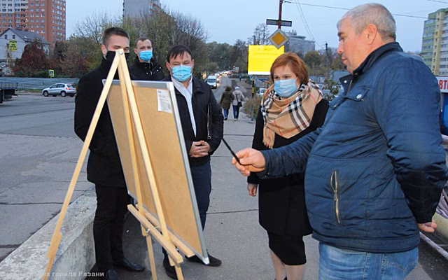 Сорокина осмотрела ремонт двух улиц в Рязани