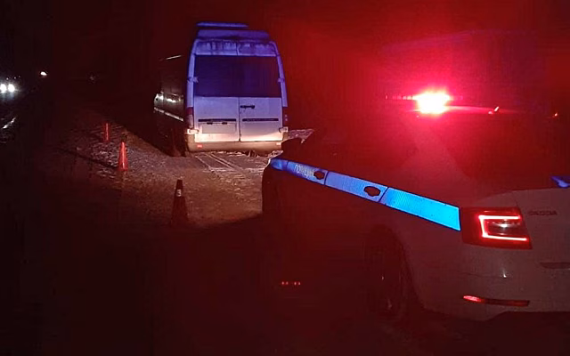 Рязанская полиция помогла маме с младенцем из сломавшегося на трассе автобуса