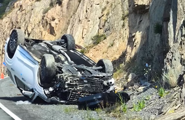Новосибирцы стали свидетелями жуткой аварии в Горном Алтае