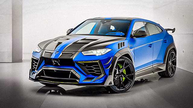Режет глаза, выключите свет: Lamborghini Urus от Mansory с ядовитым интерьером