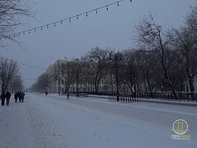 Сегодня в Оренбуржье ожидаются туман и сильный снег