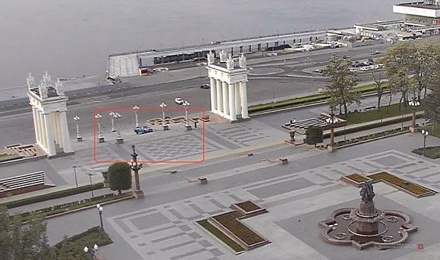 Водителя в Волгограде задержали за езду по Центральной набережной