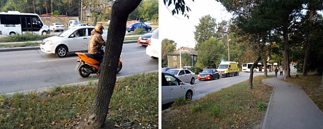 В Новосибирске с места ДТП скрылся водитель иномарки, сбивший насмерть пенсионера