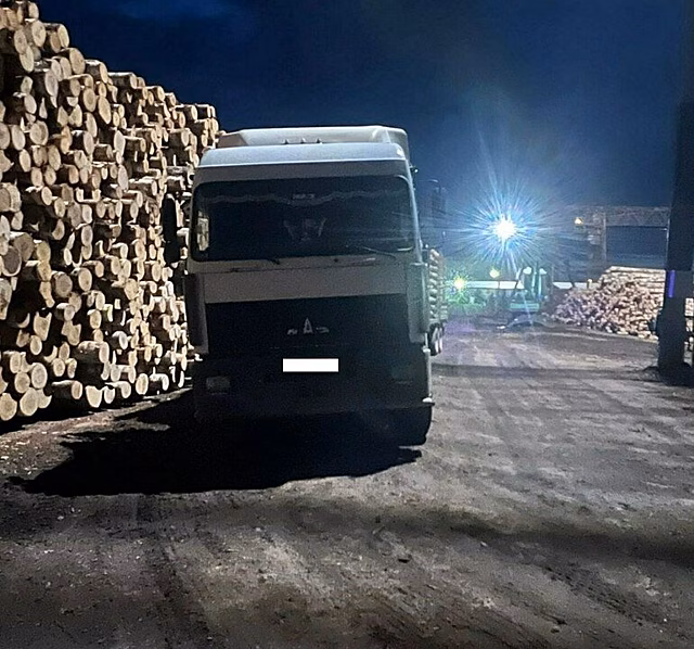 В Кирове лесовоз сам тронулся с места и наехал на мужчину