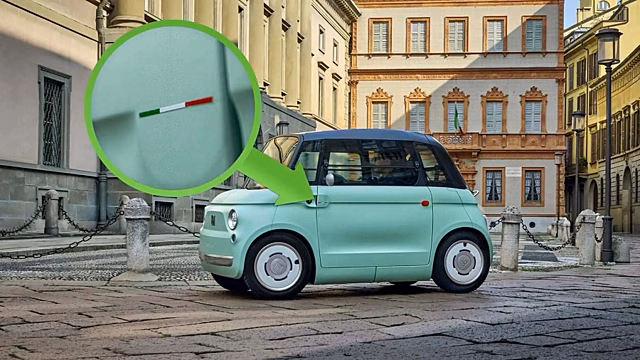 Полиция Италии конфисковала партию Fiat Topolino из-за крошечного шильдика с итальянским флагом