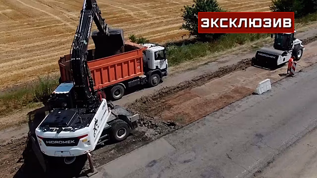 Большая стройка: как восстанавливается магистраль между Мелитополем и Бердянском
