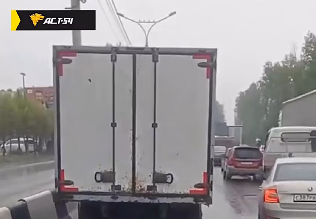 В Новосибирске «газель» загораживала проезд реанимобилю с включенными маячками