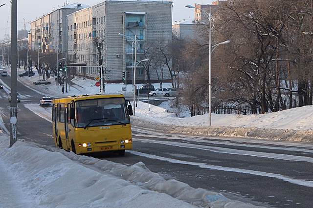 Жители Благовещенска жалуются на нестабильный график автобусов в непогоду