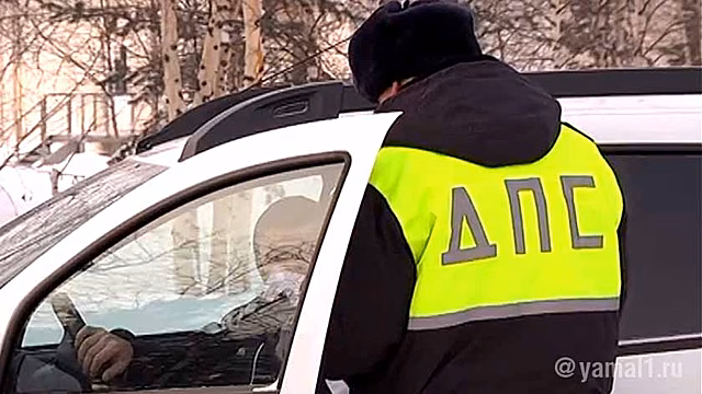 В Салехарде нетрезвый водитель попытался убежать от сотрудников ГИБДД. ВИДЕО