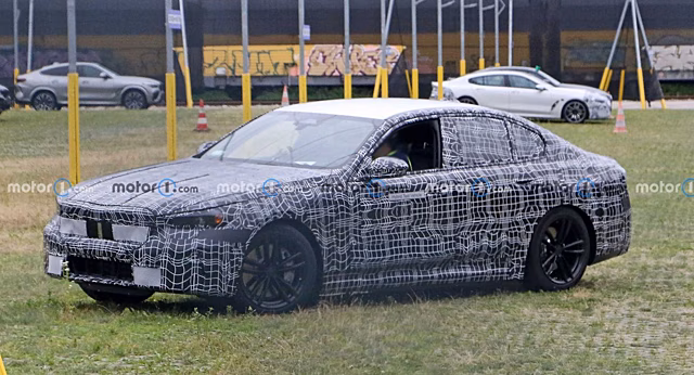 Фотошпионы заметили электрокар BMW 5-Series