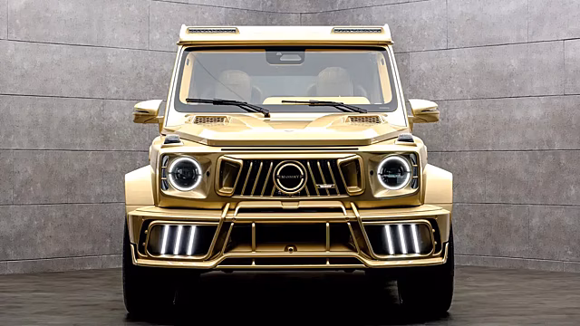 Тюнеры из Mansory превратили Mercedes G-Class в слиток золота на колесах