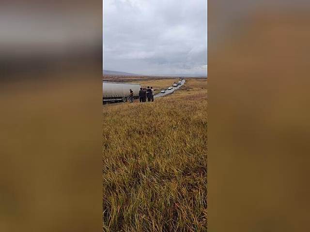 Дорога в Забайкалье превратилась в ловушку: автобус с детьми съехал в кювет
