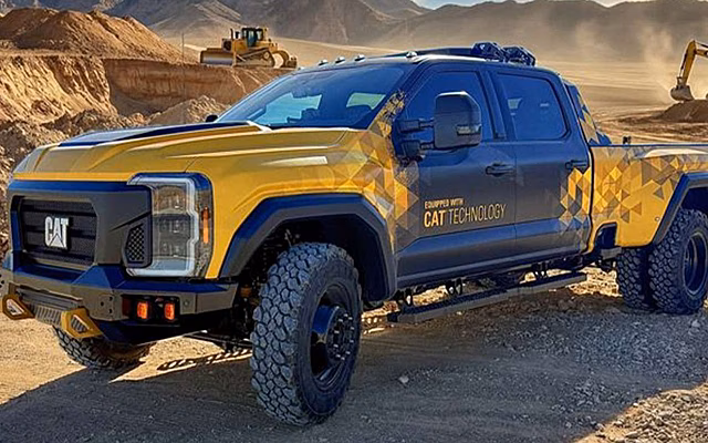 Пикап Caterpillar все-таки существует, но не такой автомобиль ждали фанаты