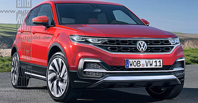 Опубликованы рендеры нового кроссовера Volkswagen T-Cross