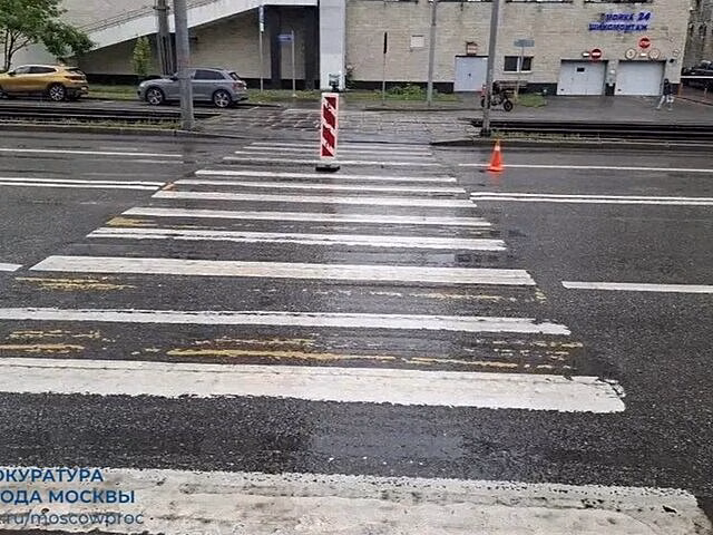 Пьяный водитель без прав сбил пешехода на Открытом шоссе Москвы