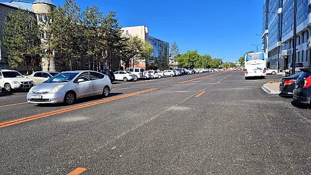 В Благовещенске на Красноармейской появилась красная разметка