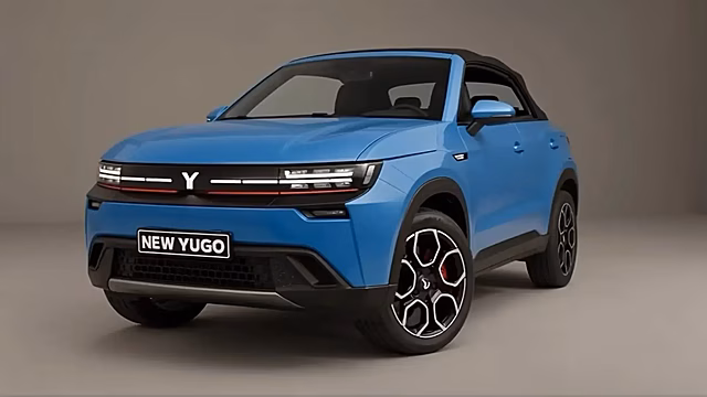 Возрожденный сербский автобренд Yugo показал AI-концепт четырехдверного кабриолета
