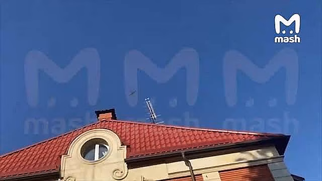 Появились кадры пролетающего над Красногорском беспилотника