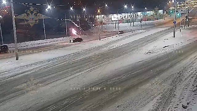 В Уфе задержали мужчину, который устроил дрифт с фейерверками на BMW